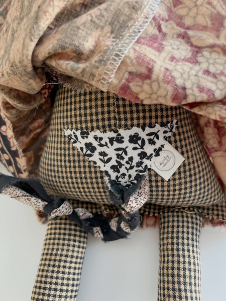 Wonder-Filled Bespoke Horse Doll // Berry Floral
