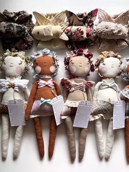 Bespoke Ocean Darling Art Doll Set // Sandcastle