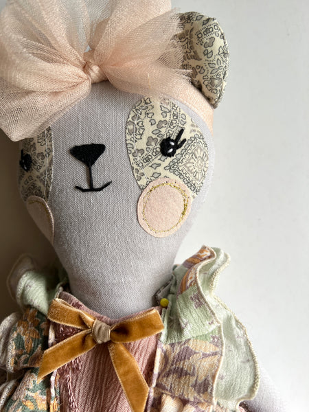 Wonder-Filled Bespoke Teddy Bear // Lavender Fields