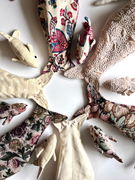 Bespoke Ocean Darling Art Doll Set // Sandcastle