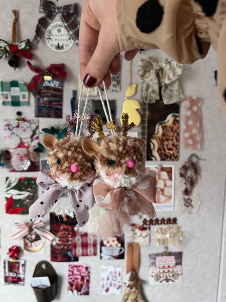 Fancy Reindeer Ornament // Limited Edition