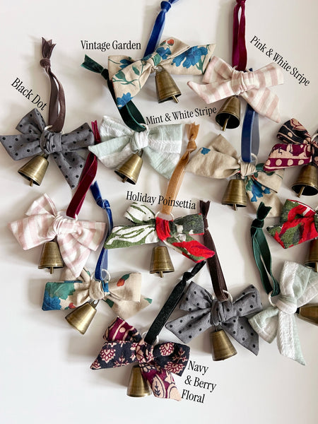 Home For Christmas // Vintage inspired Bow Bell Ornament