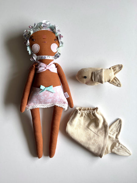 Bespoke Ocean Darling Art Doll Set // Sunrise