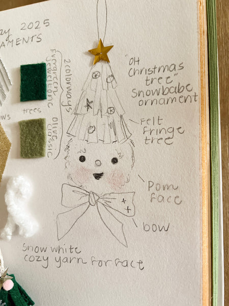 "Oh Christmas Tree" Snow Babe Ornament