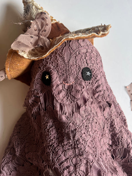 Wonder-Filled Attic Ghost// Plum Lace