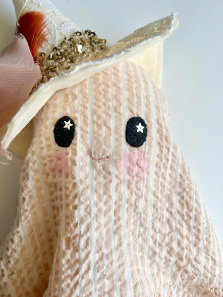 Wonder-Filled Attic Ghost// Blush Seersucker