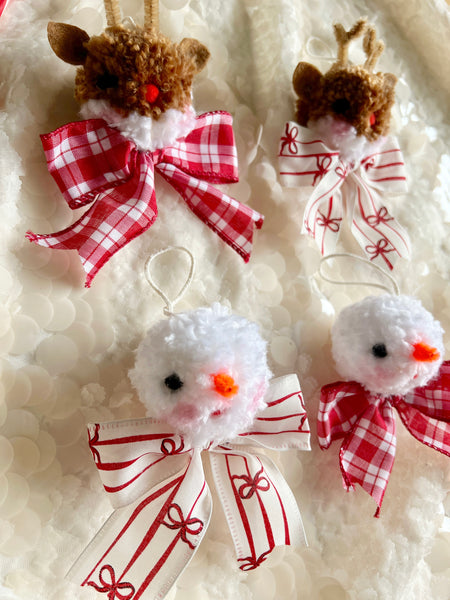 2025 Candy Cane Lane Pom Pal Ornament