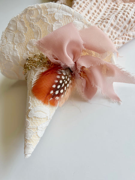 Wonder-Filled Attic Ghost// Blush Seersucker