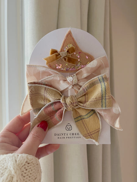 Autumn Hair Clip Set of 3