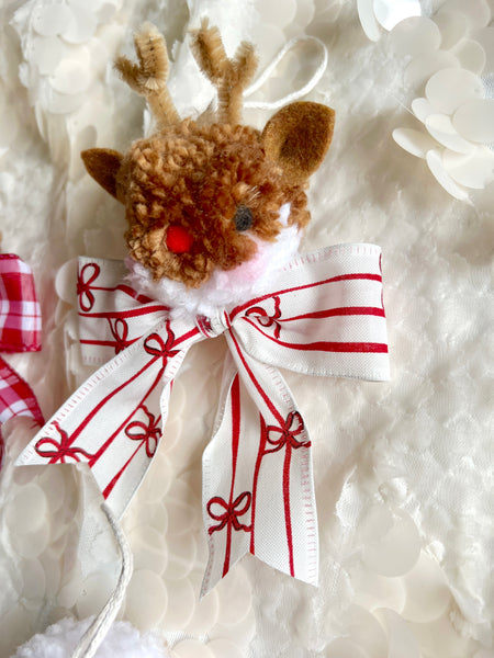 2025 Candy Cane Lane Pom Pal Ornament