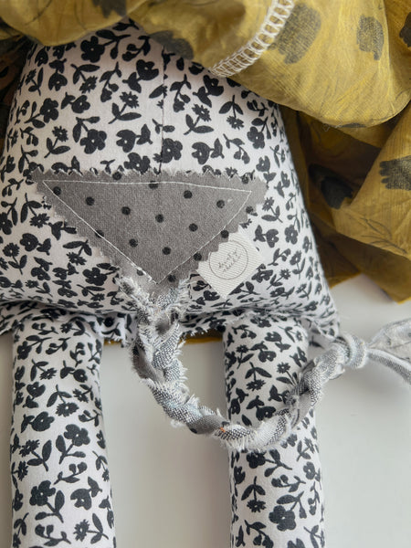 Wonder-Filled Bespoke Horse Doll // Chartreuse Mod Tulip