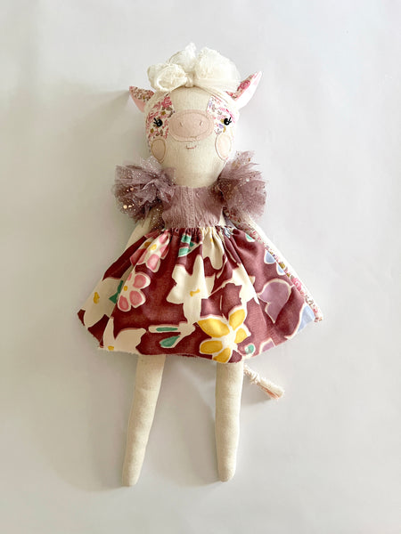 Wonder-Filled Calf // Mauve & Pink Floral