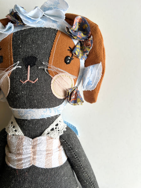 Bespoke Ocean Darling Puppy Art Doll Set // Blue Bayou