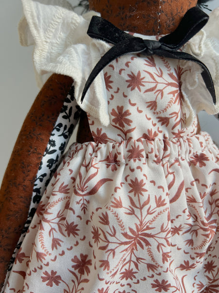 Wonder-Filled Bespoke Horse Doll // Rust Folk Art