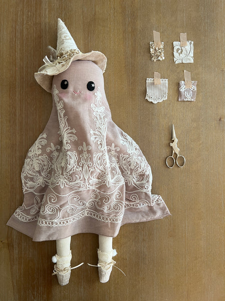 Wonder-Filled Attic Ghost// Vintage Scalloped Lace