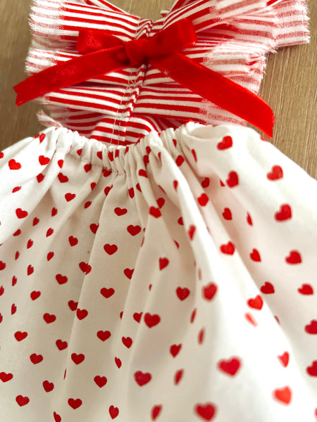 Valentine Dress // Candy Stripe