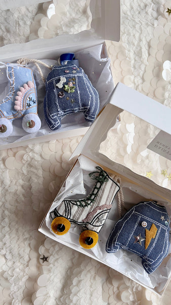 Rock & Roller Skate Bespoke Ornament Set