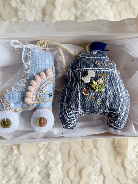 Rock & Roller Skate Bespoke Ornament Set