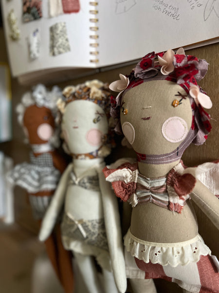 Bespoke Ocean Darling Art Doll Set // Sandcastle