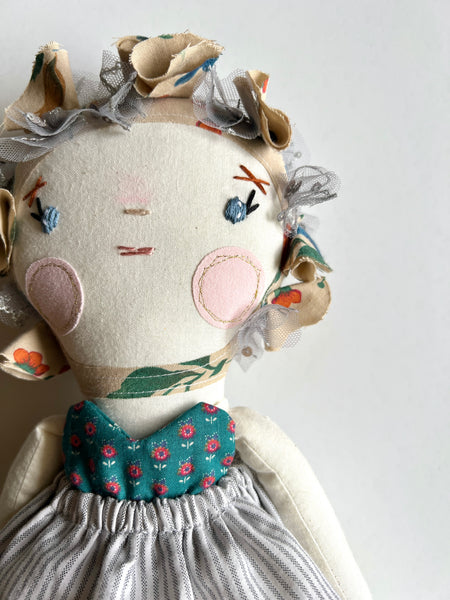Bespoke Ocean Darling Art Doll Set // High Tide