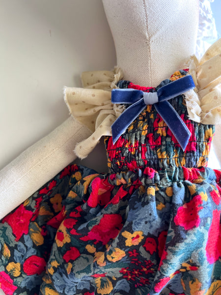 Wonder-Filled Bespoke Unicorn Doll // Classic Floral