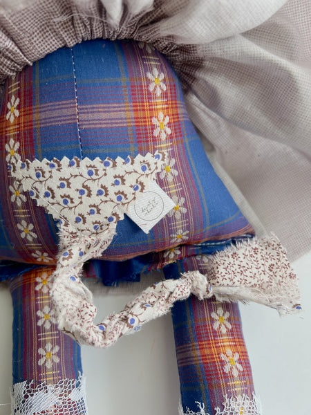 Wonder-Filled Bespoke Horse Doll // Blue Daisy