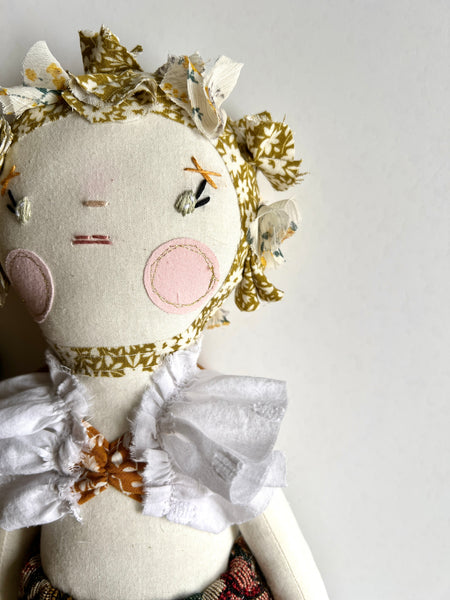 Bespoke Ocean Darling Art Doll Set // Pearl