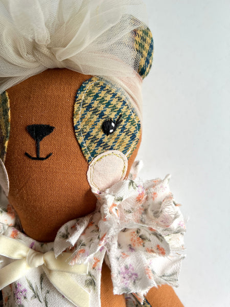 Wonder-Filled Bespoke Teddy Bear // Dainty Garden