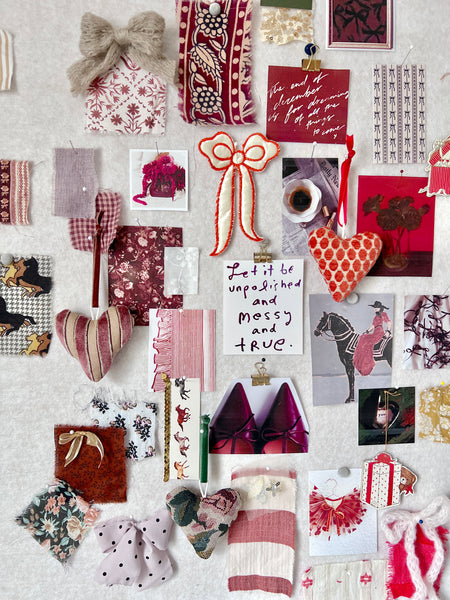 Valentine mood board.