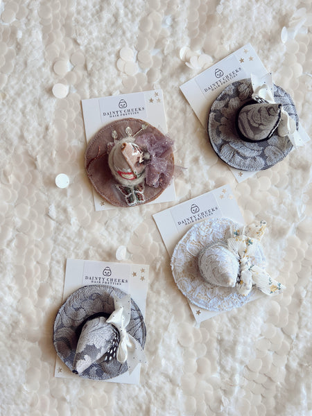 Couture Dainty Witch Hat Hair Clip