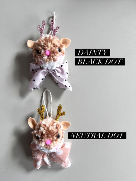 Fancy Reindeer Ornament // Limited Edition