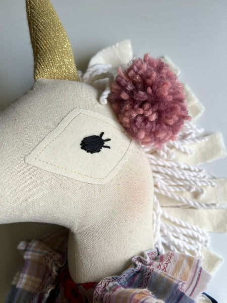 Wonder-Filled Bespoke Unicorn Doll // Blueberry Garden