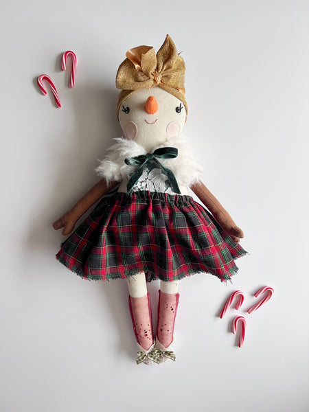 Wonder-Filled Snowbabe // Holiday Plaid