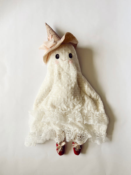 Wonder-Filled Attic Ghost// Vintage Lace Ruffle