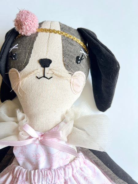 Wonder-Filled Puppy // Classic Pink Floral