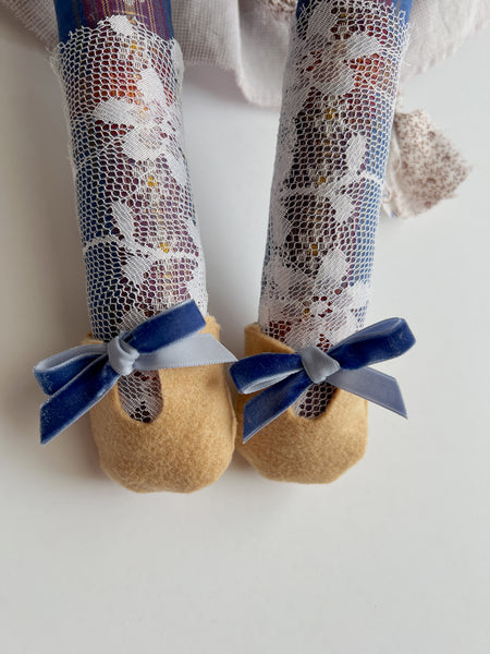 Wonder-Filled Bespoke Horse Doll // Blue Daisy