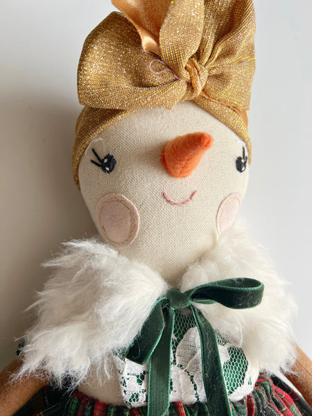 Wonder-Filled Snowbabe // Holiday Plaid