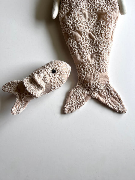 Bespoke Ocean Darling Art Doll Set // Sandcastle