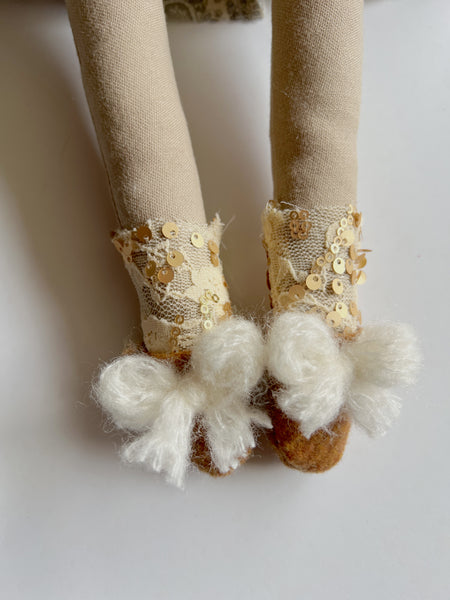 Wonder-Filled Garden Hare Bespoke Doll // Pebble Terrace