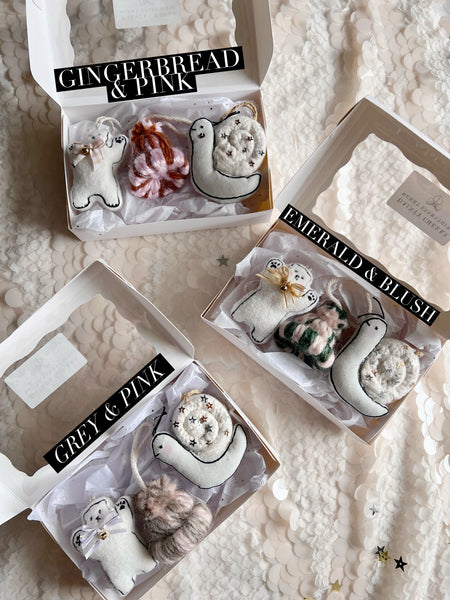 Cute & Cozy Ornament Set