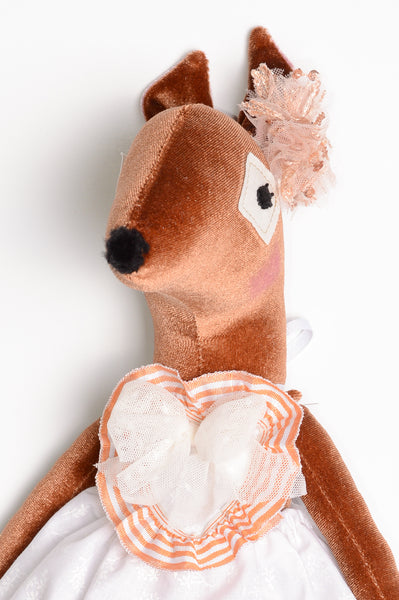 2025 Valentine Velvet Baby Deer // Peach & Cream