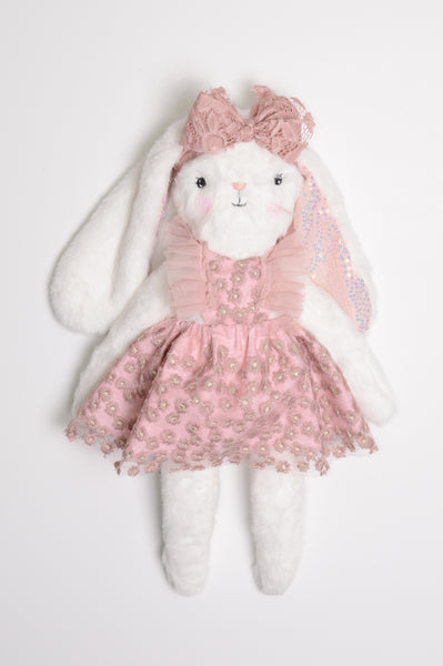 Wonder-Filled Snuggle Bunny // Mauve Embroidered