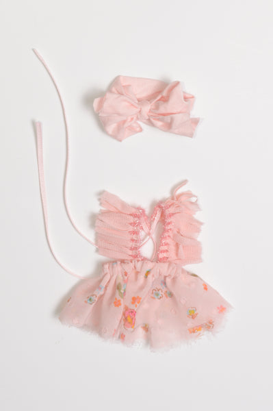 Furteenie Doll Pink Floral Tutu Dress