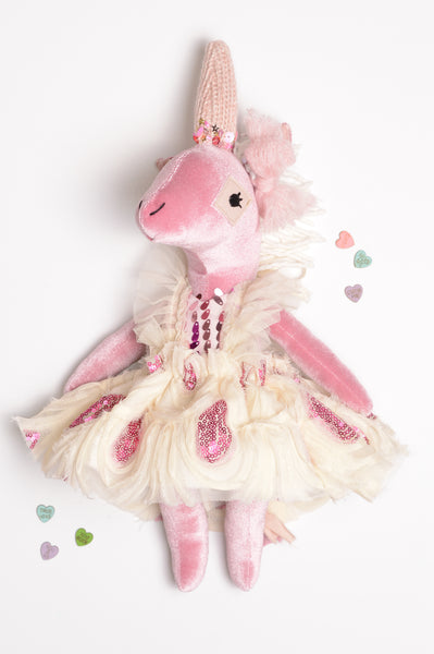 2024 Valentine Couture Baby Uni Art Doll // Magenta Glitz