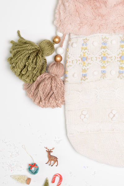 2023 Repurposed Knit Stocking // 8