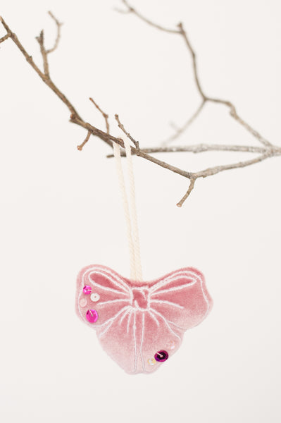 Velvet Bow Ornament