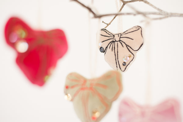 Velvet Bow Ornament