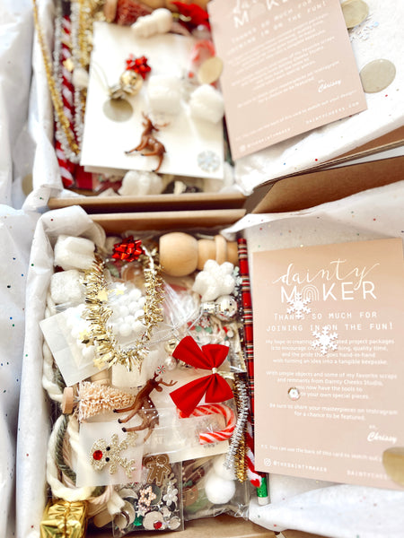 Dainty Maker Craft Box No. 18 // Holiday Outside the Lines Box