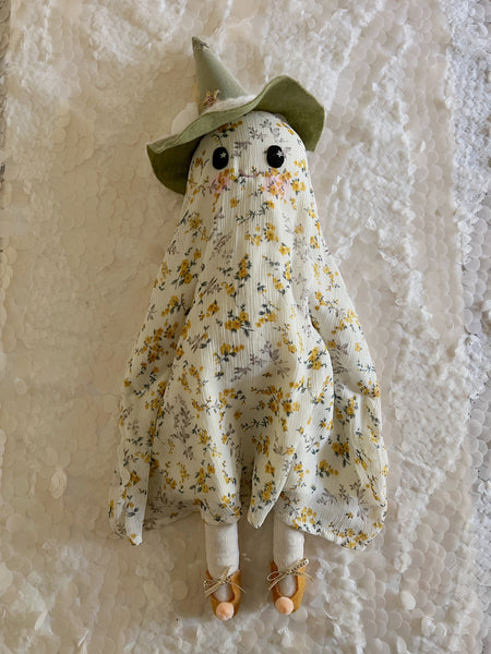 Wonder-Filled Attic Ghost// Dainty Mustard Floral