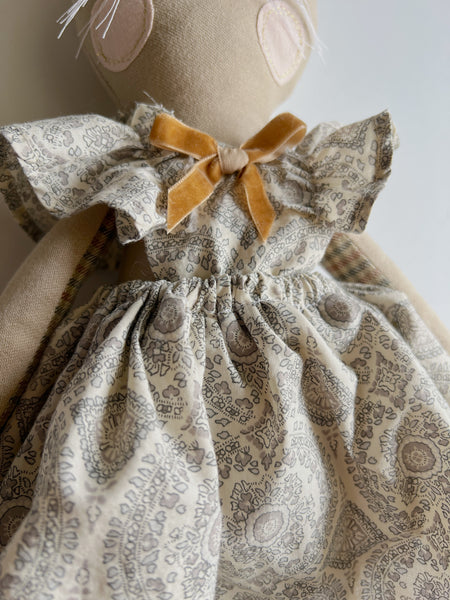 Wonder-Filled Garden Hare Bespoke Doll // Pebble Terrace